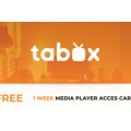 Išmaniojo TV priedėlio TV box kortelė Tabox 3 mėn 